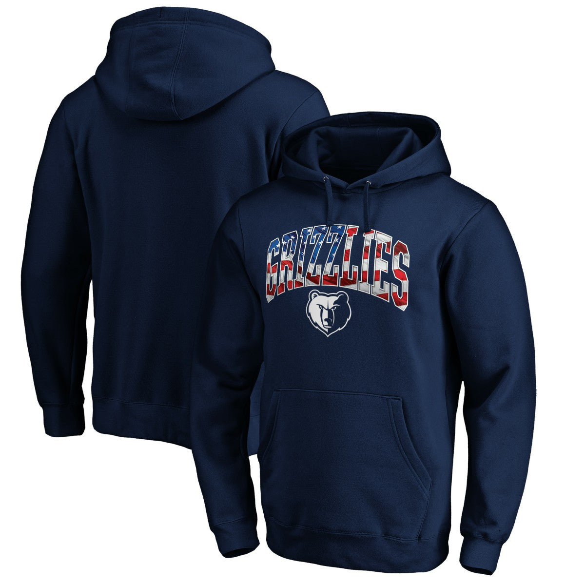 Memphis Grizzlies Banner Wave Pullover Hoodie