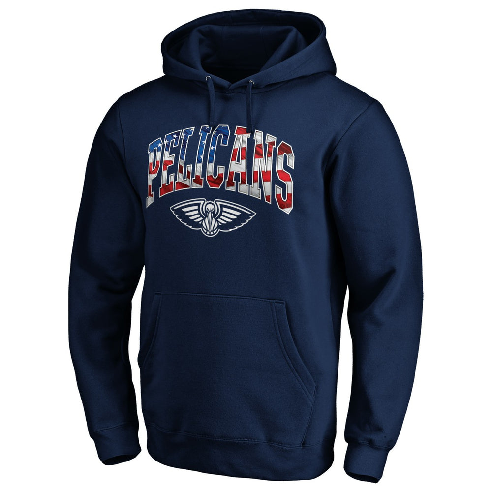 New Orleans Pelicans Banner Wave Pullover Hoodie