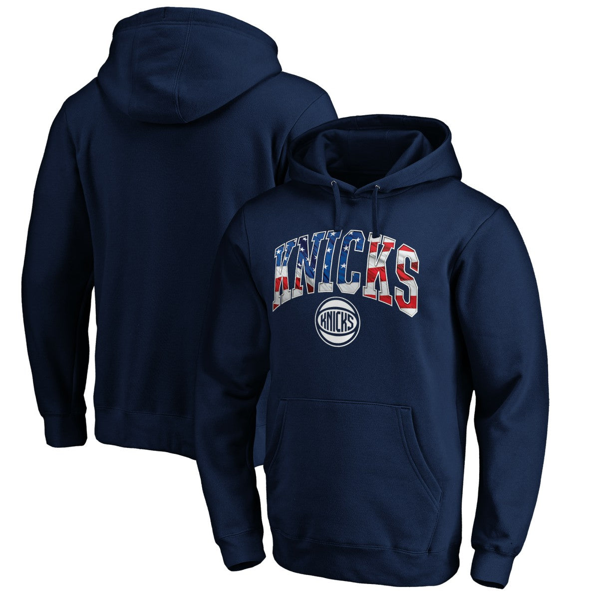 New York Knicks Banner Wave Pullover Hoodie