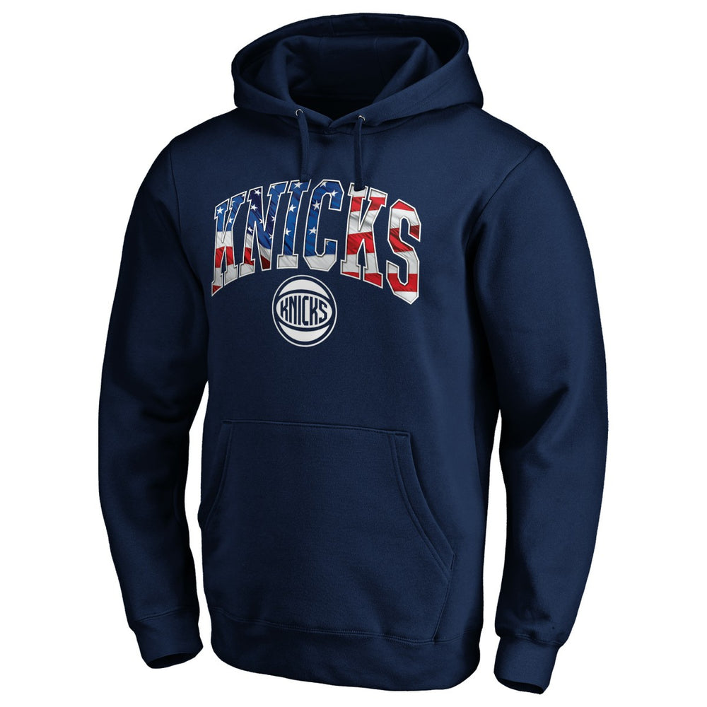 New York Knicks Banner Wave Pullover Hoodie