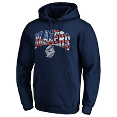 Portland Trail Blazers Banner Wave Pullover Hoodie