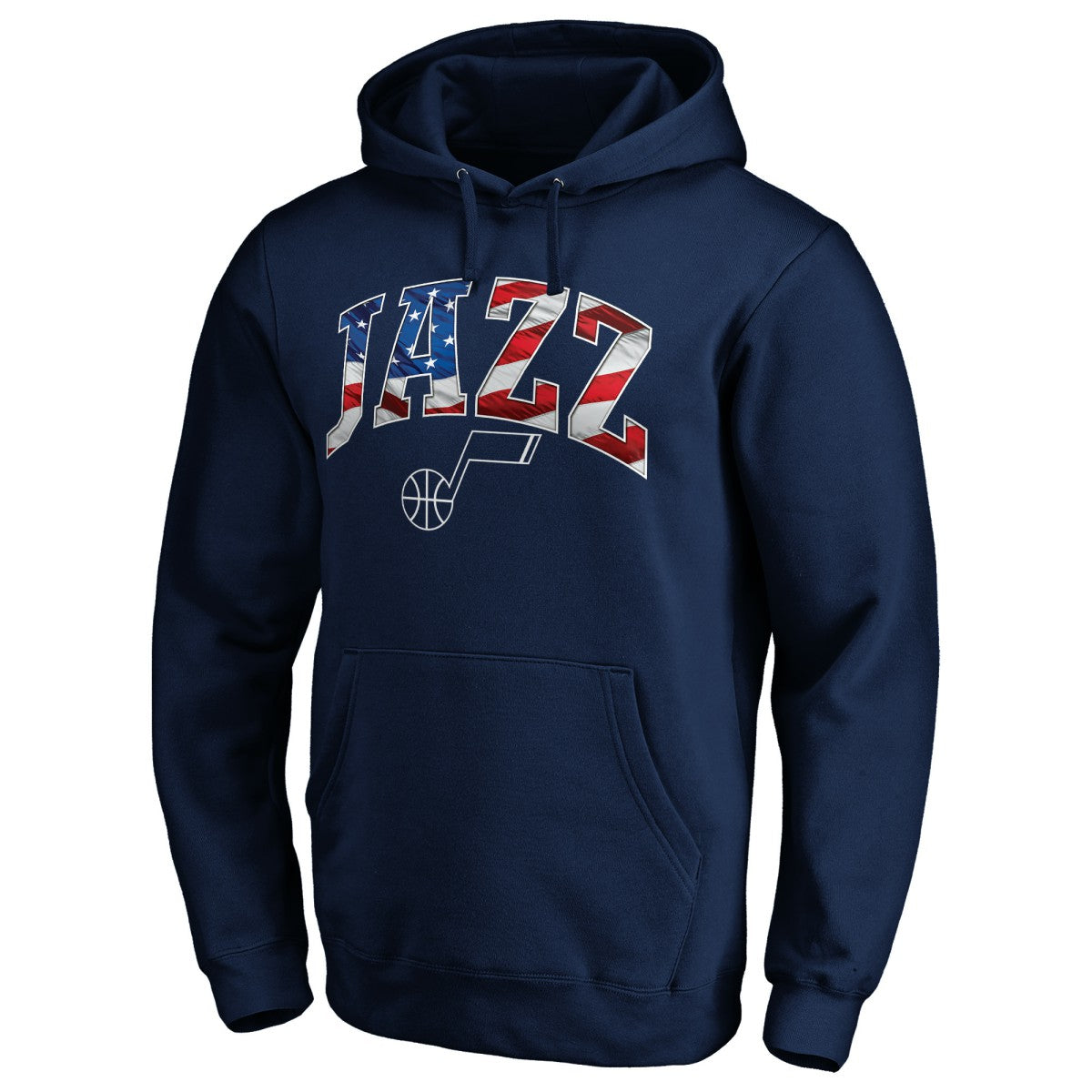 Utah Jazz Banner Wave Pullover Hoodie
