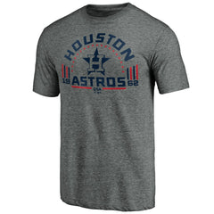 Gray Houston Astros Team Freedom Tri-Blend T-Shirt