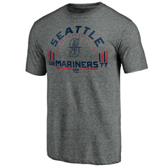 Gray Seattle Mariners Team Freedom Tri-Blend T-Shirt