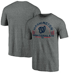 Gray Washington Nationals Team Freedom Tri-Blend T-Shirt