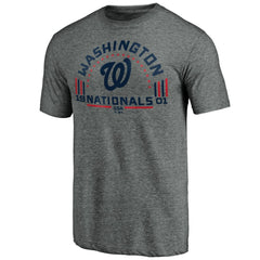 Gray Washington Nationals Team Freedom Tri-Blend T-Shirt
