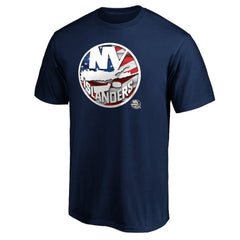 NHL New York Islanders Banner Wave Logo T-Shirt