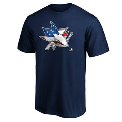 NHL San Jose Sharks Banner Wave Logo T-Shirt