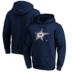 NHL Dallas Stars Banner Wave Logo Pullover Hoodie