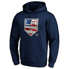NHL Los Angeles Kings Banner Wave Logo Pullover Hoodie