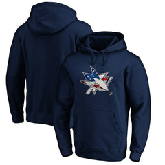 NHL San Jose Sharks Banner Wave Logo Pullover Hoodie