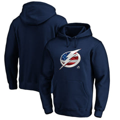 NHL Tampa Bay Lightning Banner Wave Logo Pullover Hoodie