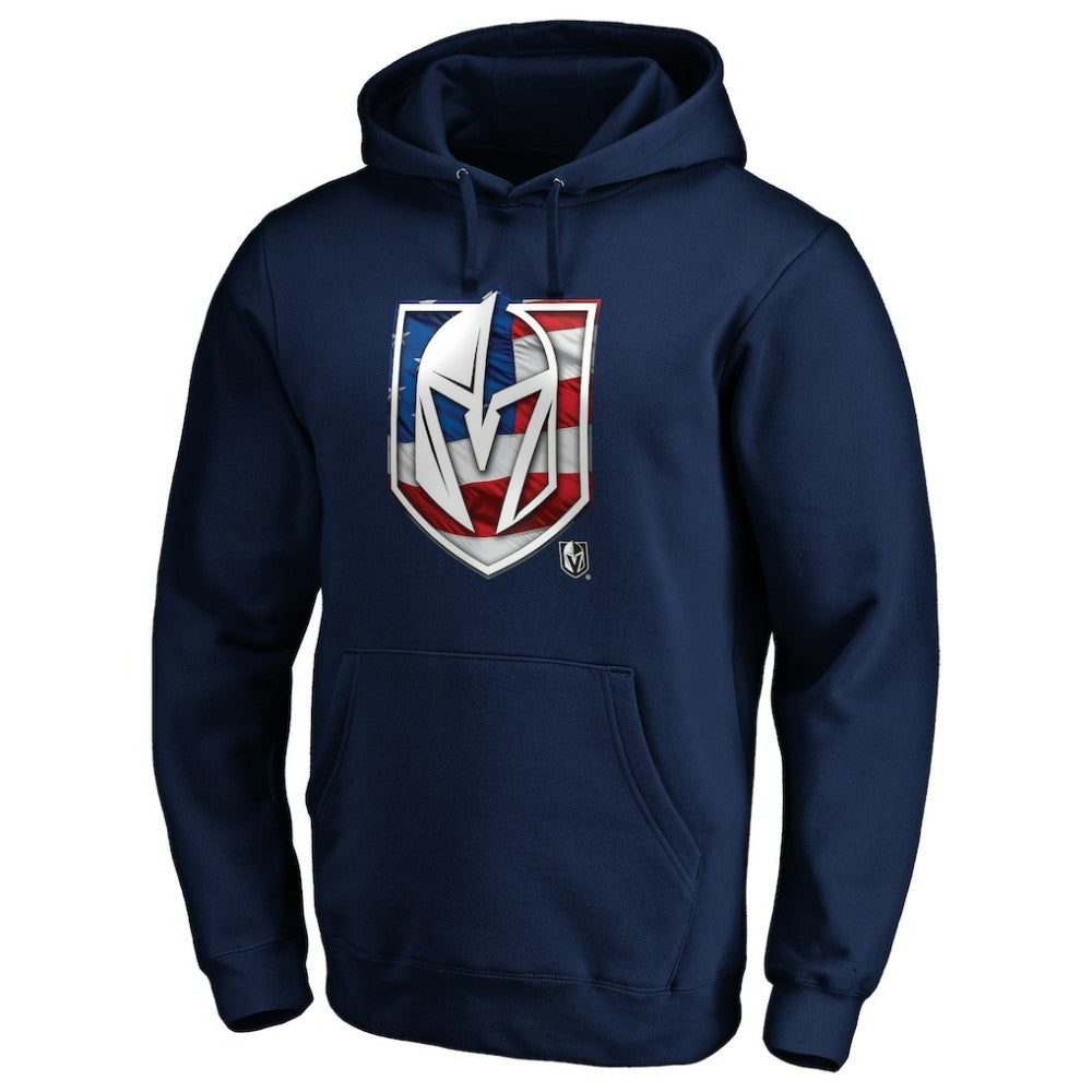 NHL Vegas Golden Knights Banner Wave Logo Pullover Hoodie