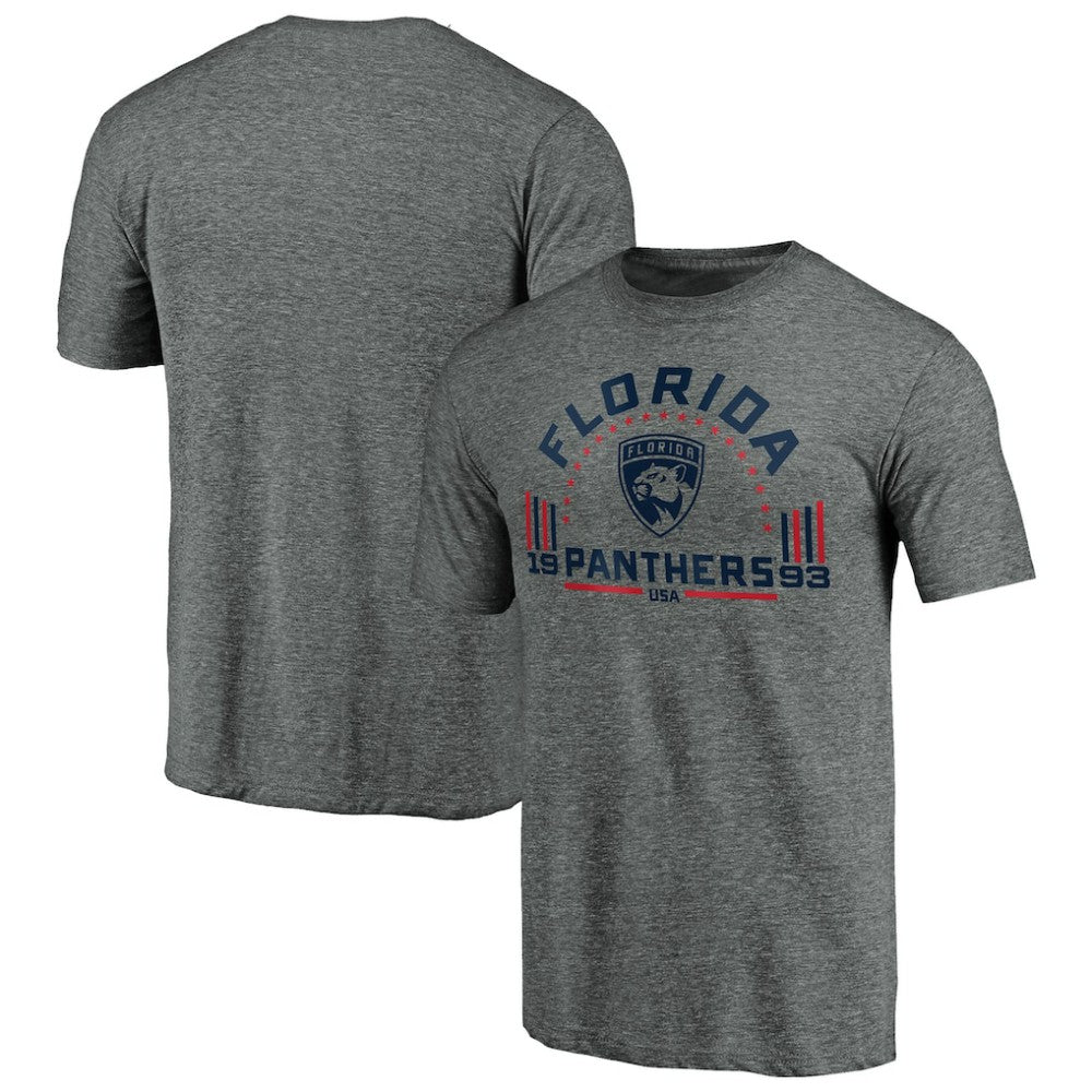 NHL Florida Panthers Team Freedom Tri-Blend T-Shirt