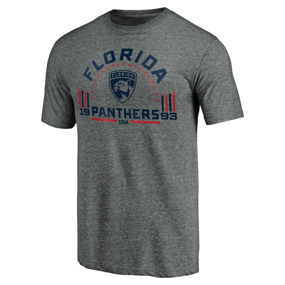 NHL Florida Panthers Team Freedom Tri-Blend T-Shirt