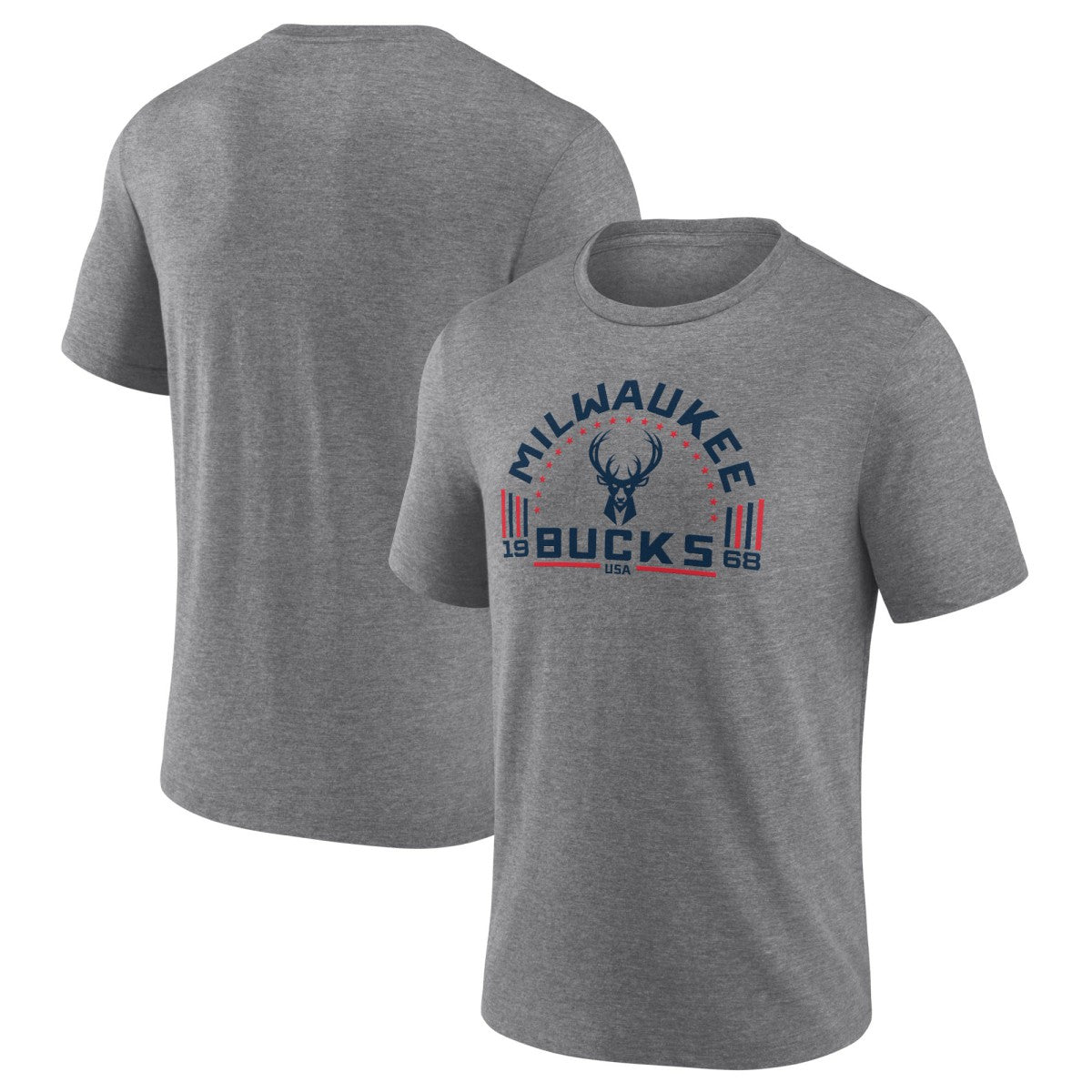 Milwaukee Bucks Team Freedom Tri-Blend T-Shirt