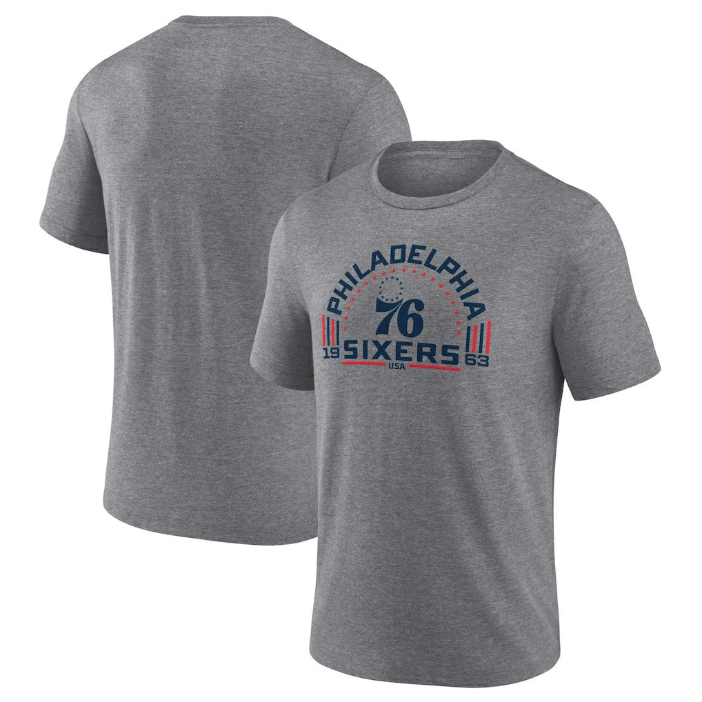 Philadelphia 76ers Team Freedom Tri-Blend T-Shirt