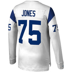 Deacon Jones  Throwback Retired Player Name & Number Long Sleeve Top - Los Angeles Rams Tops