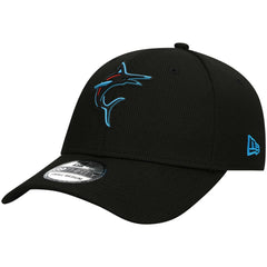 Black Miami Marlins New Era Clubhouse Alternate 39THIRTY Flex Hat