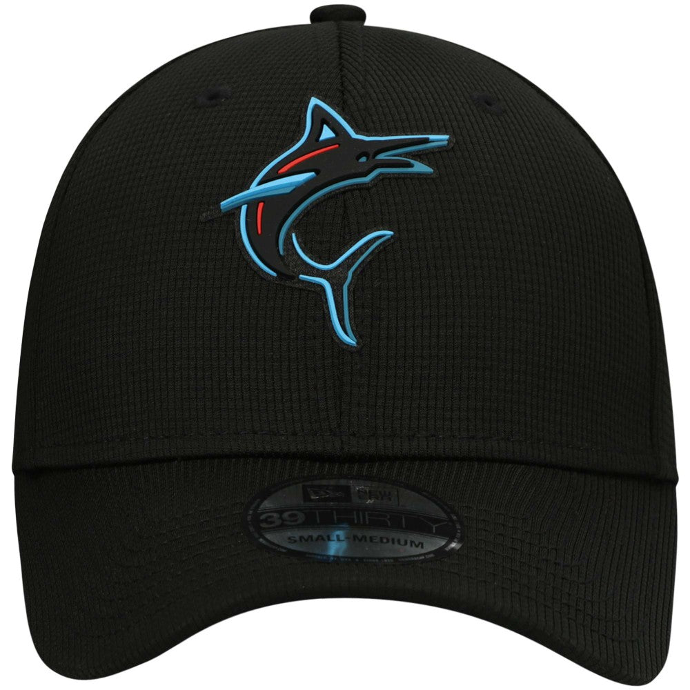 Black Miami Marlins New Era Clubhouse Alternate 39THIRTY Flex Hat
