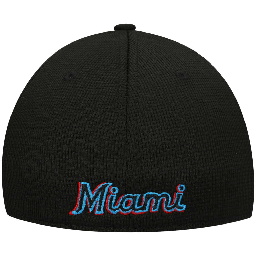 Black Miami Marlins New Era Clubhouse Alternate 39THIRTY Flex Hat