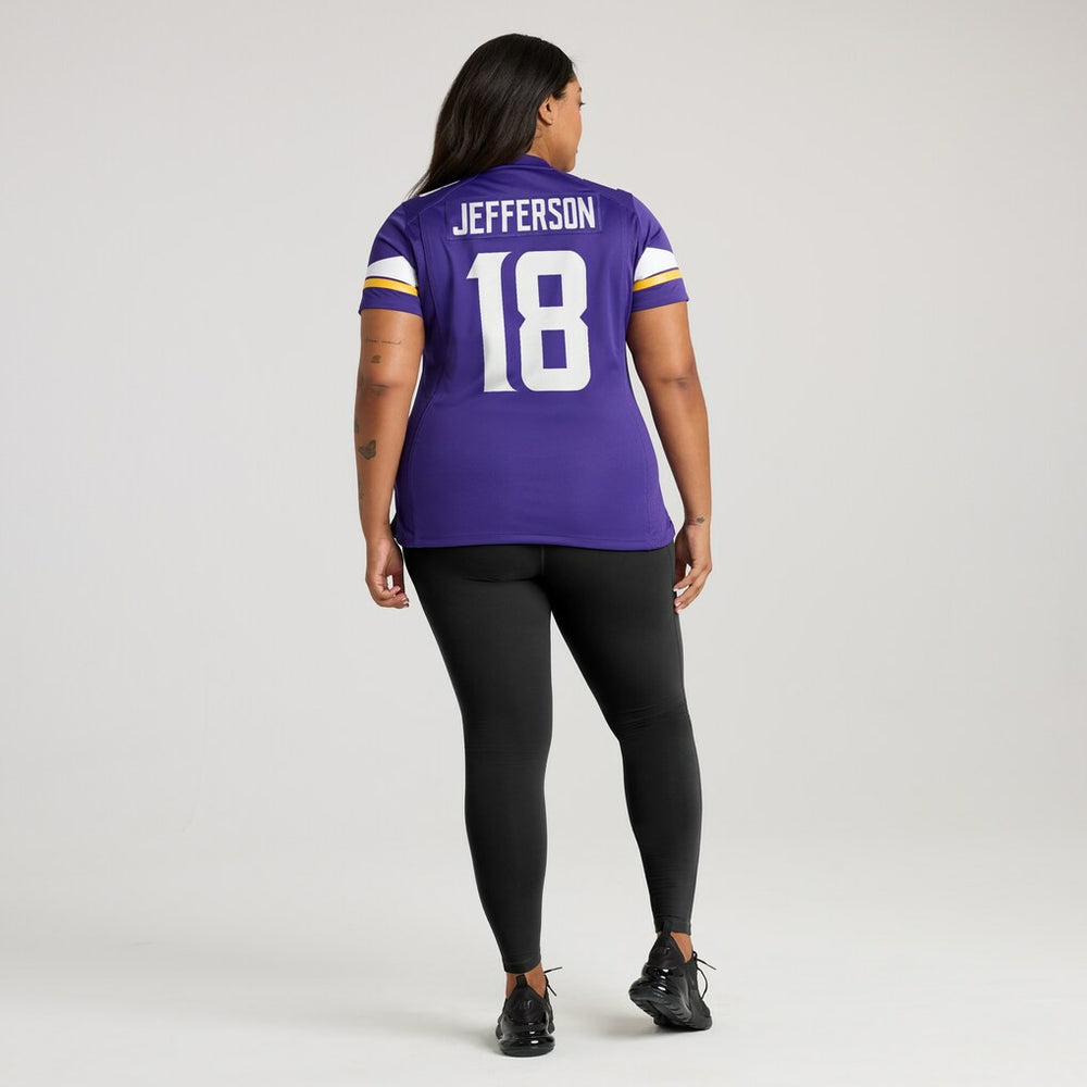 Justin Jefferson  Women's Game Jersey - Minnesota Vikings Jerseys