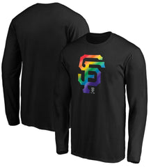 Black San Francisco Giants Team Pride Logo Long Sleeve T-Shirt