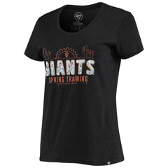 Black San Francisco Giants '47 Women's Spring Training Floral Fill Club T-Shirt