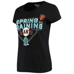 Black San Francisco Giants G-III Sports by Carl Banks Women's 2020 Spring Training Endzone T-Shirt