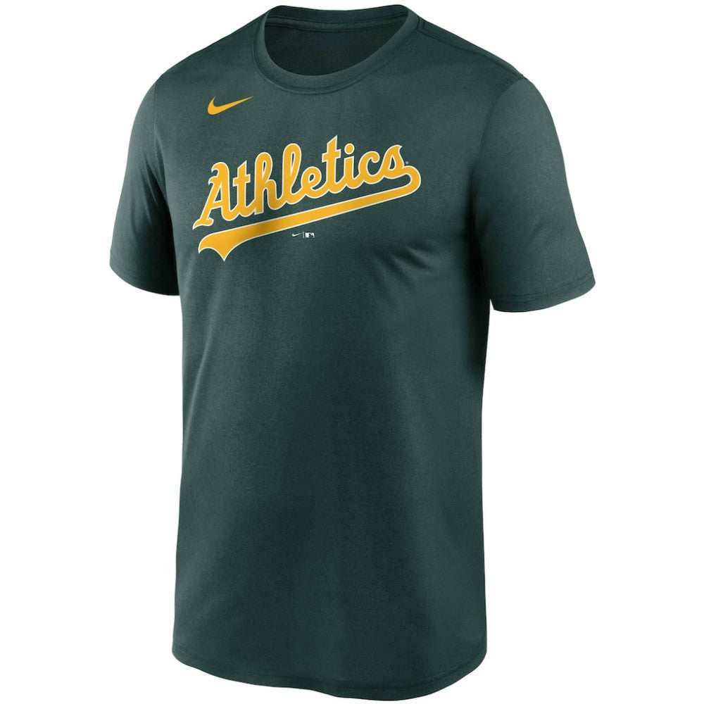 Green Athletics Nike Wordmark Legend Performance T-Shirt