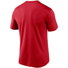 Red Washington Nationals Nike Wordmark Legend Performance T-Shirt