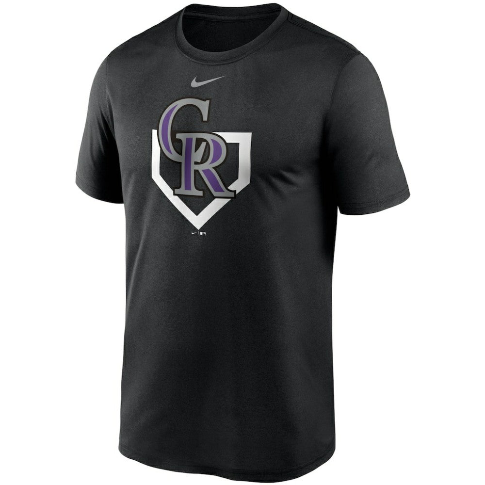 Black Colorado Rockies Nike Icon Legend Performance T-Shirt