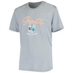 Gray San Francisco Giants Youth Spring Training Script Logo T-Shirt