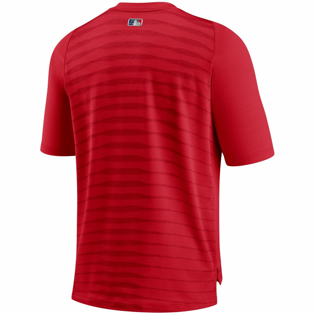 Red Minnesota Twins Nike Authentic Collection Pregame Performance V-Neck T-Shirt