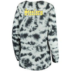 Women's Tie-Dye Long Sleeve T-Shirt - Pittsburgh Steelers T-shirts