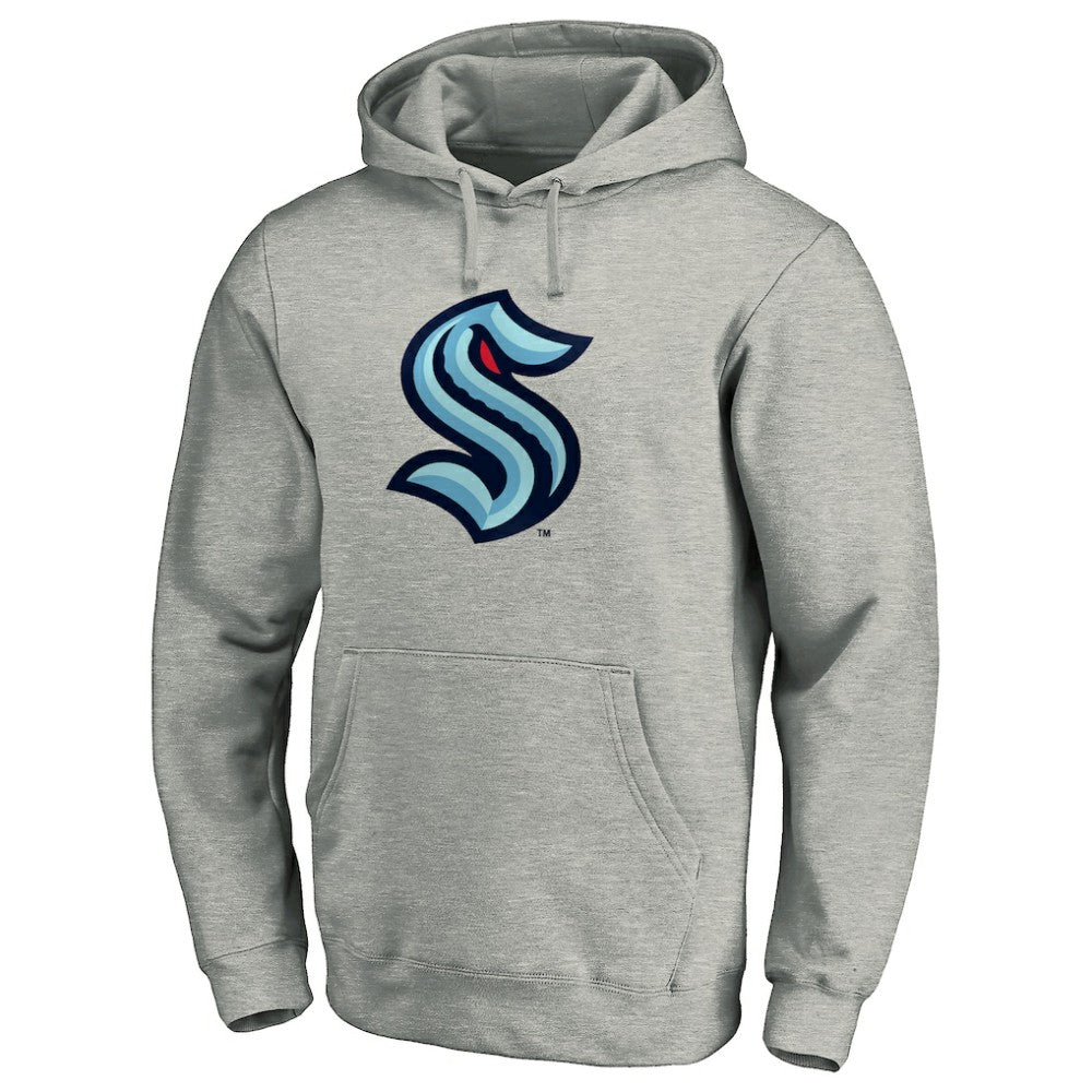 NHL Seattle Kraken Fanatics Big & Tall Primary Logo Pullover Hoodie