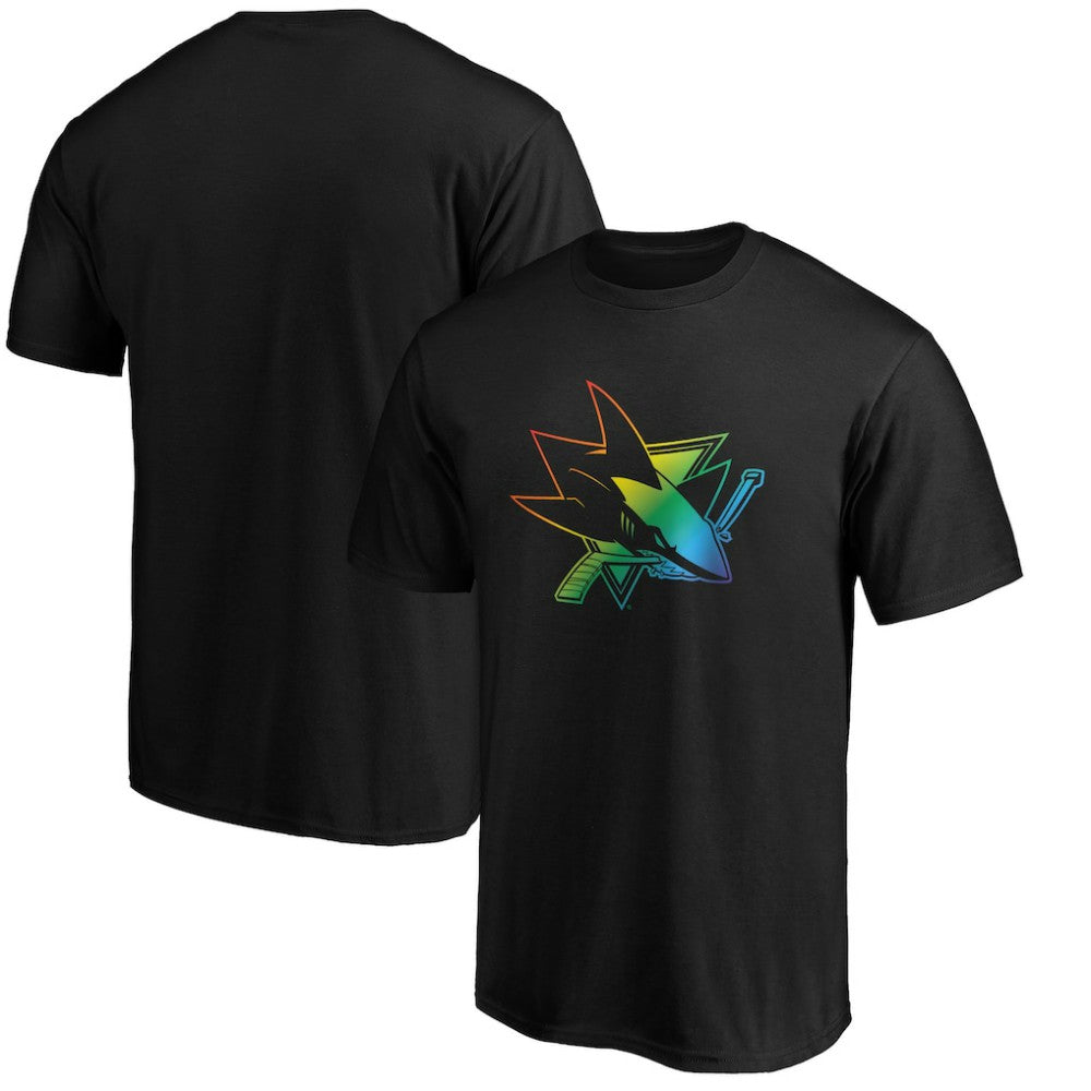 NHL San Jose Sharks Team Pride Logo T-Shirt