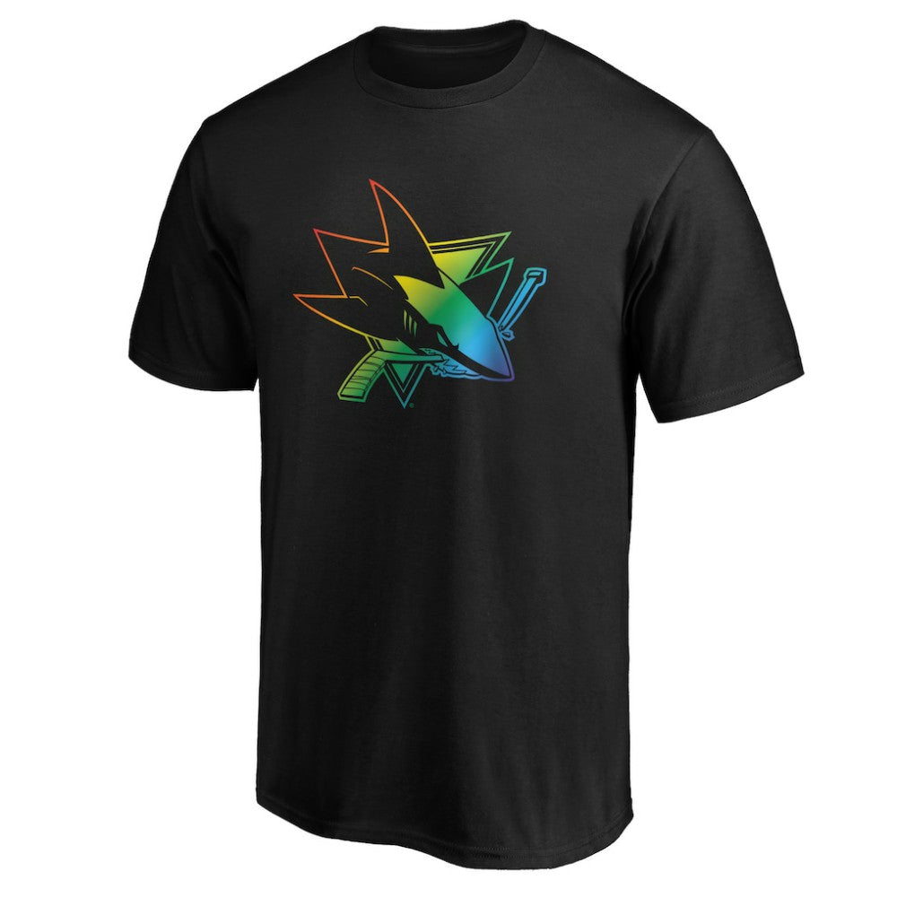 NHL San Jose Sharks Team Pride Logo T-Shirt