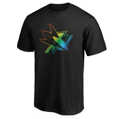 NHL San Jose Sharks Team Pride Logo T-Shirt