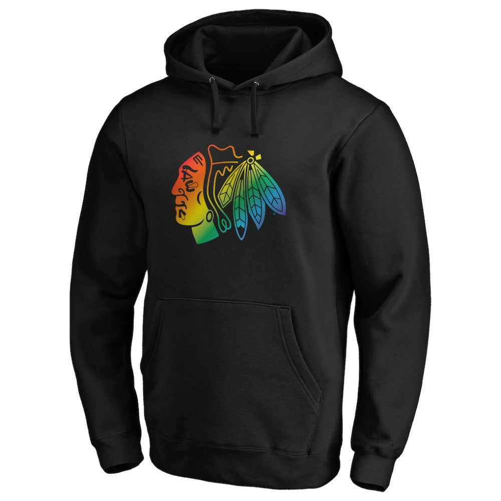 NHL Chicago Blackhawks Team Pride Logo Pullover Hoodie