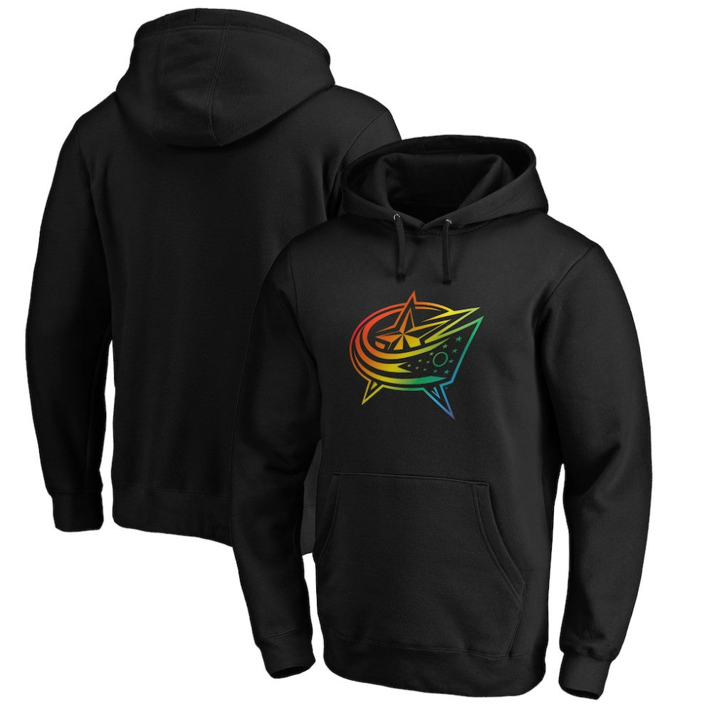 NHL Columbus Blue Jackets Team Pride Logo Pullover Hoodie