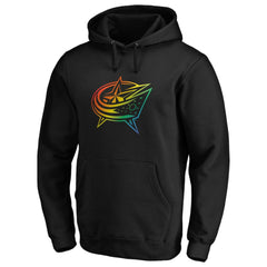 NHL Columbus Blue Jackets Team Pride Logo Pullover Hoodie