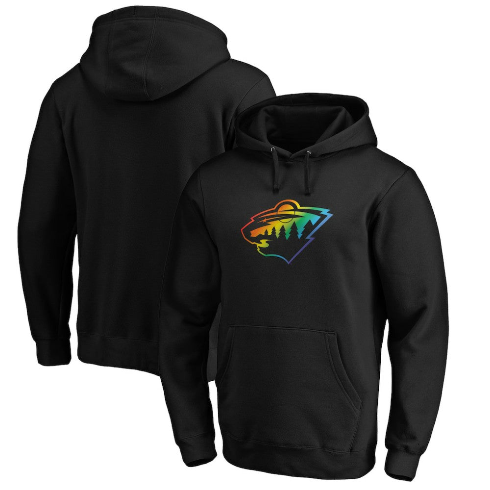 NHL Minnesota Wild Team Pride Logo Pullover Hoodie