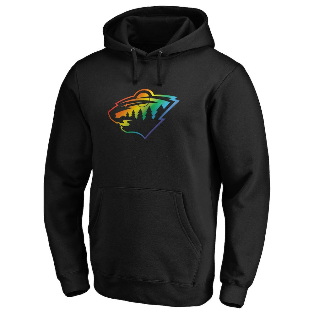 NHL Minnesota Wild Team Pride Logo Pullover Hoodie