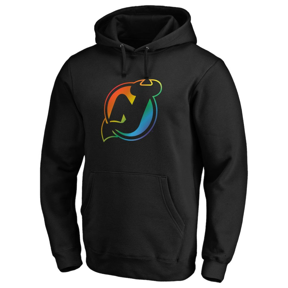 NHL New Jersey Devils Team Pride Logo Pullover Hoodie