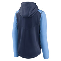 Navy/Light Blue Tampa Bay Rays Nike Women's Authentic Collection Baseball Performance Full-Zip Hoodie