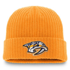 NHL Nashville Predators Fanatics Core Primary Logo Cuffed Knit Hat