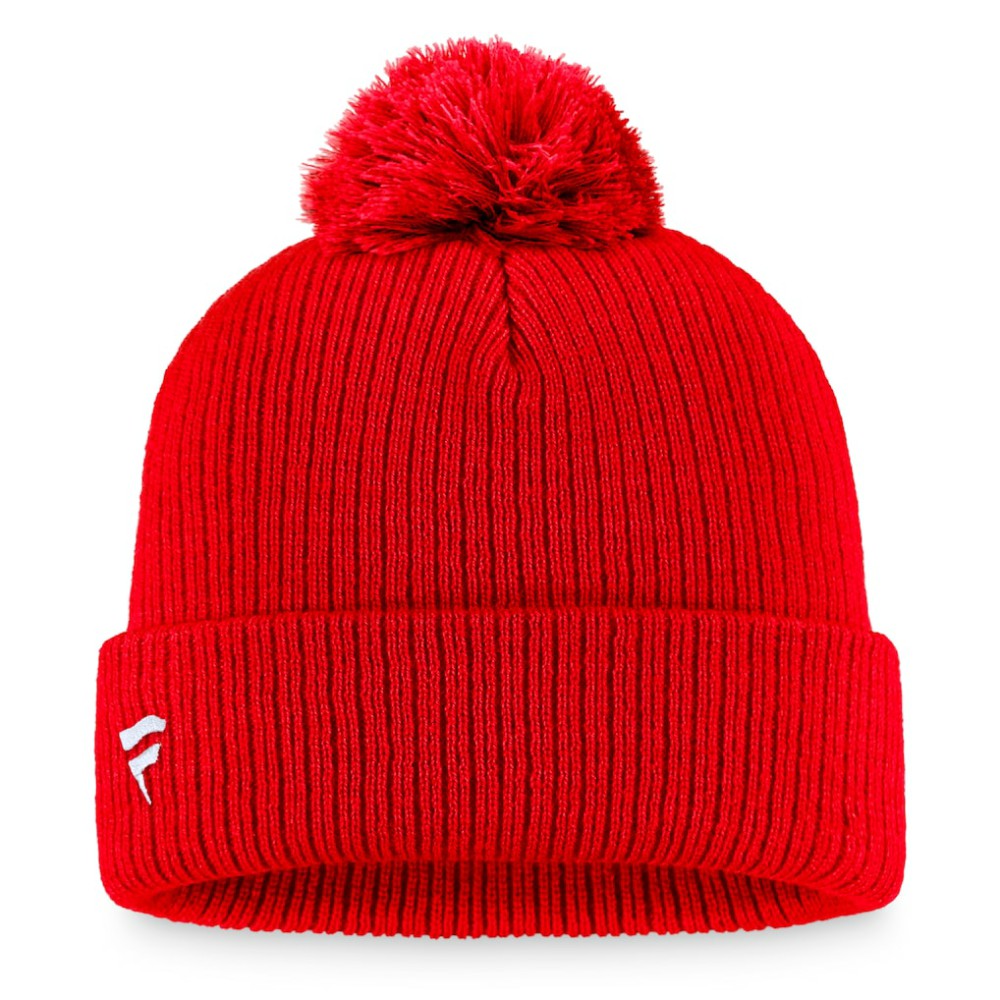 NHL Ottawa Senators Fanatics Core Primary Logo Cuffed Knit Hat with Pom