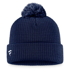 NHL St. Louis Blues Fanatics Primary Logo Cuffed Knit Hat with Pom
