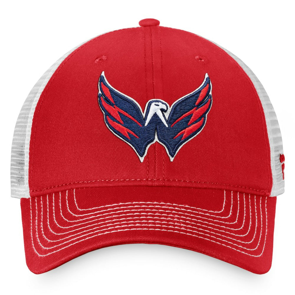 NHL Washington Capitals Fanatics Core Primary Logo Trucker Adjustable Hat